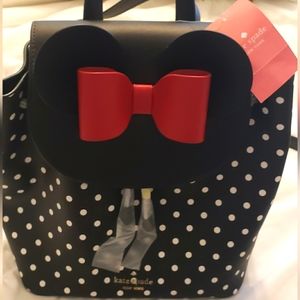 Kate Spade Black Minnie Backpack